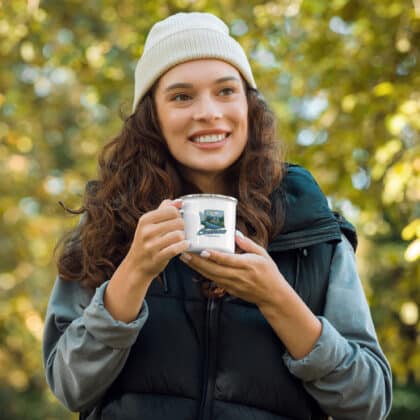 Camas Milltown Enamel Mug