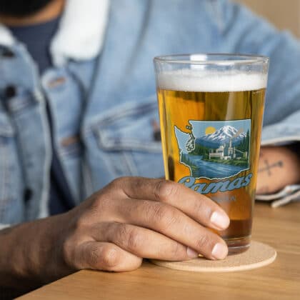 Camas Milltown Pint Glass